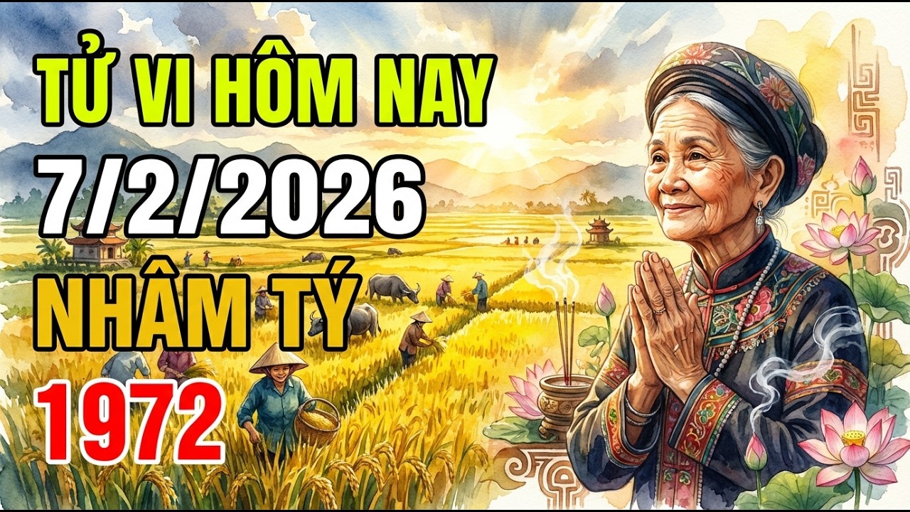 Tử Vi Tuổi Nhâm Tý 1972 Ngày 7/2/2026: Cảnh Báo Vận Hạn Sao La Hầu, Kế Đô Và Cách Hóa Giải Bình An
