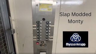 Modded TKE Hydraulic Freight elevator (Former Montgomery) at Nalley Valley Self Storage Tacoma WA