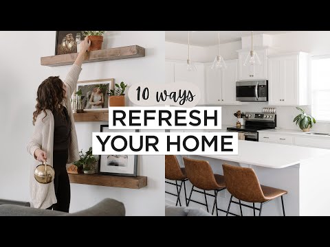 10 Easy Ways To REFRESH Your Home On A BUDGET 🏡 | Affordable Ways To Upgrade + Reset Your Home