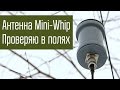 Антенна Mini-Whip. Проверка антенны в полях. Приём сигналов в диапазонах ДВ/СВ/КВ.