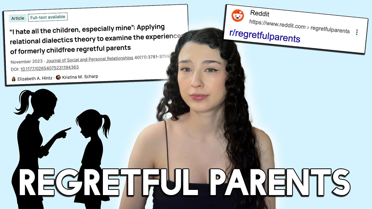 What causes regretful parents, according to research