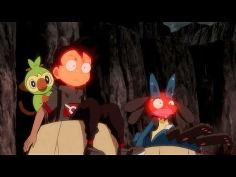 Lucario & Goh Fell On Camerupt's Back || Pokemon Journeys Episode 84.