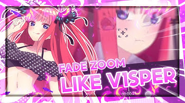 Fade Zoom Transition w/ Null Shake Like v1sper | Alight Motion 4.0 |