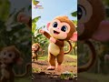 Playful Little Monkey Song | English Nursery Rhymes for Children's | Galatta Kids | Shorts
