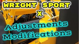 Wright Sport X Adjustments & Modification // Countryside Vlogs