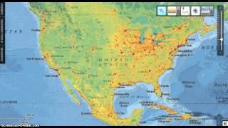 Biosphere/Human footprint map