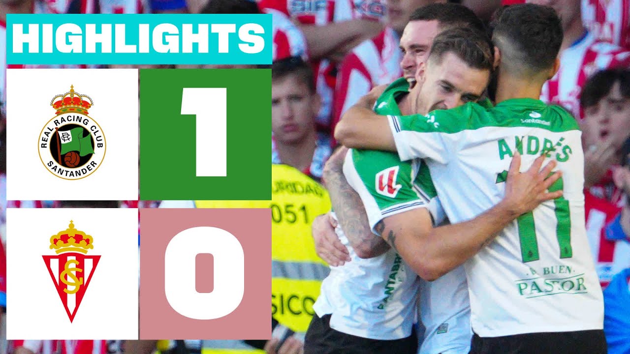 REAL RACING CLUB 1 - 0 REAL SPORTING | RESUMEN LALIGA HYPERMOTION - YouTube