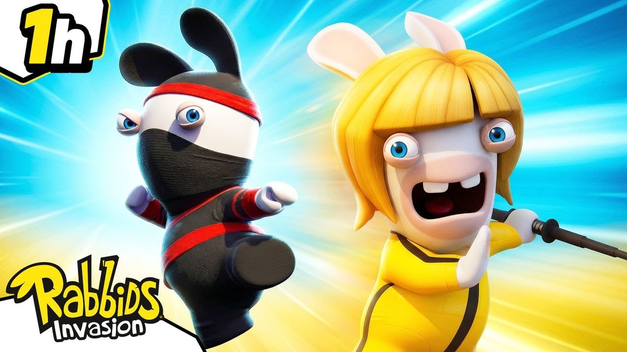Commando Rabbid Agent Rabbid 000 Is Kidnapped by Ninja Rabbids 🥷🐰 Rabbids Invasion ...