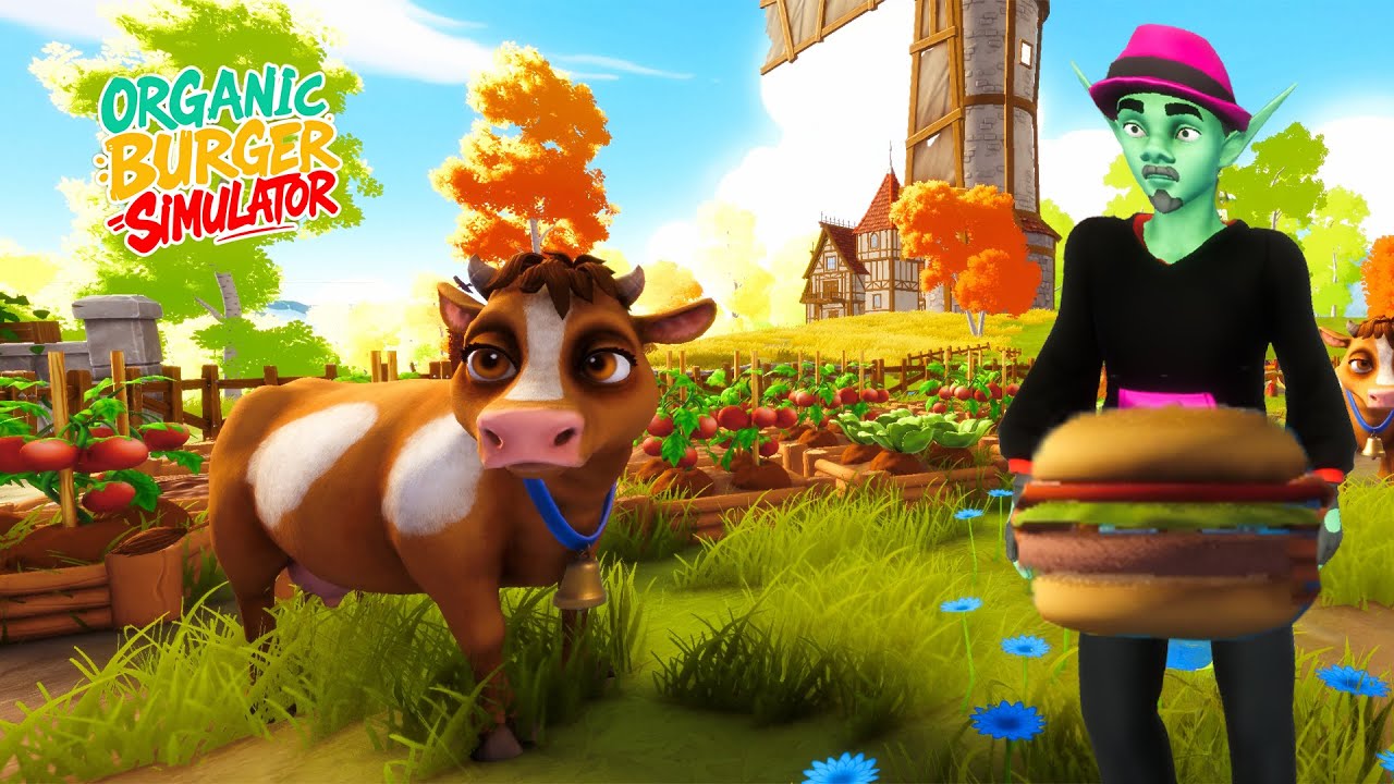 Organic Burger Simulator First Look – Farm-to-Table Burgers & 4-Wheeler Fun!