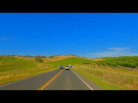 San Francisco to Napa Valley | 2.5 Hour Drive In Afternoon Traffic | Ambient Sound, No Music | 4K