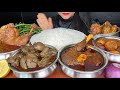 ASMR EATING HANDI MUTTON CURRY,HANDI CHICKEN CURRY,LIVER CURRY,EGG CURRY,FISHCURRY@SpiceASMR#mukbang