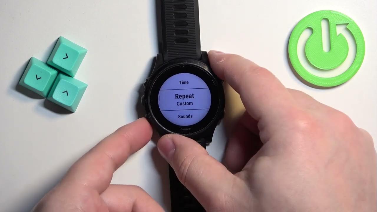 How to Set Up Alarm Clock on GARMIN Forerunner 945 YouTube