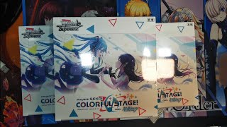 Long awaited Project Sekai Colorful Stage Weiss Schwarz Booster Opening