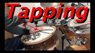 Snare tapping technique!【ドラマーだけどタッピングしてみました】