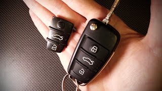 Audi remote rubber key pad replacement (A1 A3 A4 A6 A8 Q3 Q5 Q7 TT)