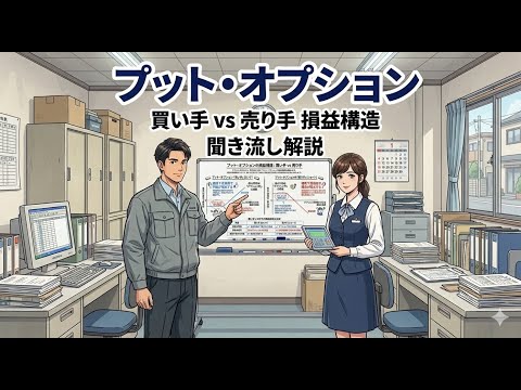 【重要論点・聞き流し】プット・オプション『利益青天井と無限リスク』（事例４）