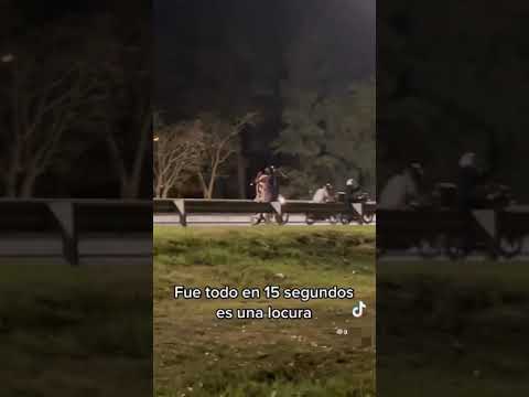 Tigre: Grabaron un robo de moto en el acceso a nuestra ciudad