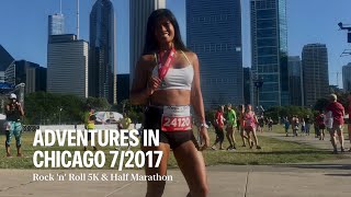Ran a 5K and HALF MARATHON during my weekend trip to Chicago