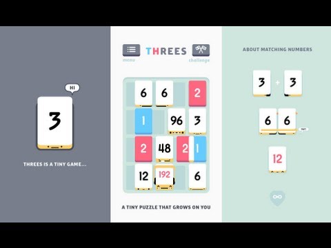 Threes Game - ( NEW) HD Gamplay Trailer - YouTube