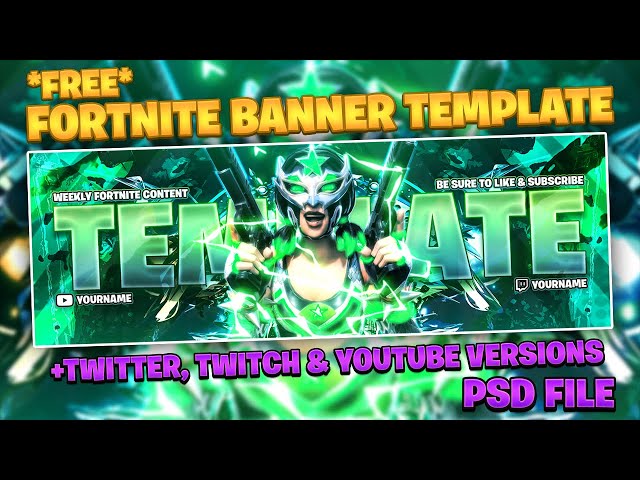 Make you the best fortnite header for twitter or twitch by Leffy02