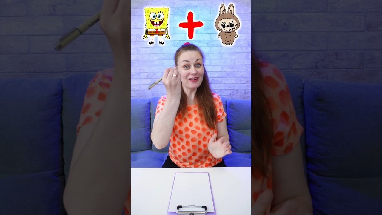 How to Draw SpongeBob  Labubu 
