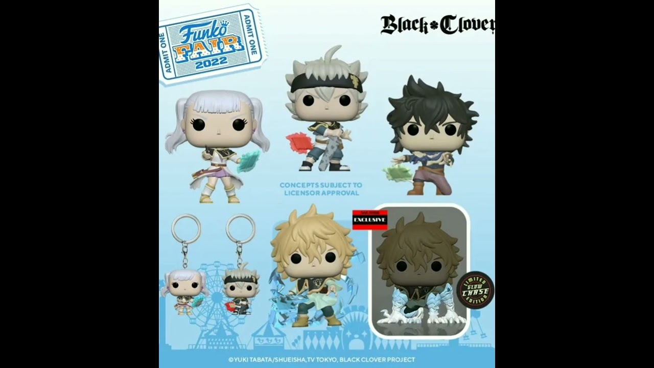 Black Clover Funko Pop Funko Fair 2022: Pop! Animation