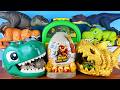 ASMR Jurassic World Unboxing Colorful Dinosaur T-rex Carnotaurus Megalodon Dino Car Zuru Robo Alive