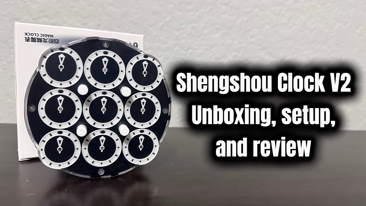 Is the Shengshou V2 Better than the QiYi Clocks? || unboxing and commentary video