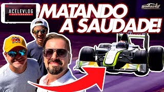 Rubinho acelera a Brawn 2009 em Goodwood, o maior Festival de carros do mundo! - AceleVlog #94