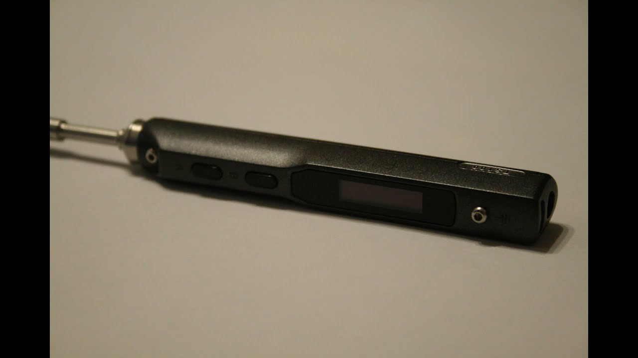 Паяльник размером с карандаш | Миниатюрный 65 ваттный TS 100 - YouTube