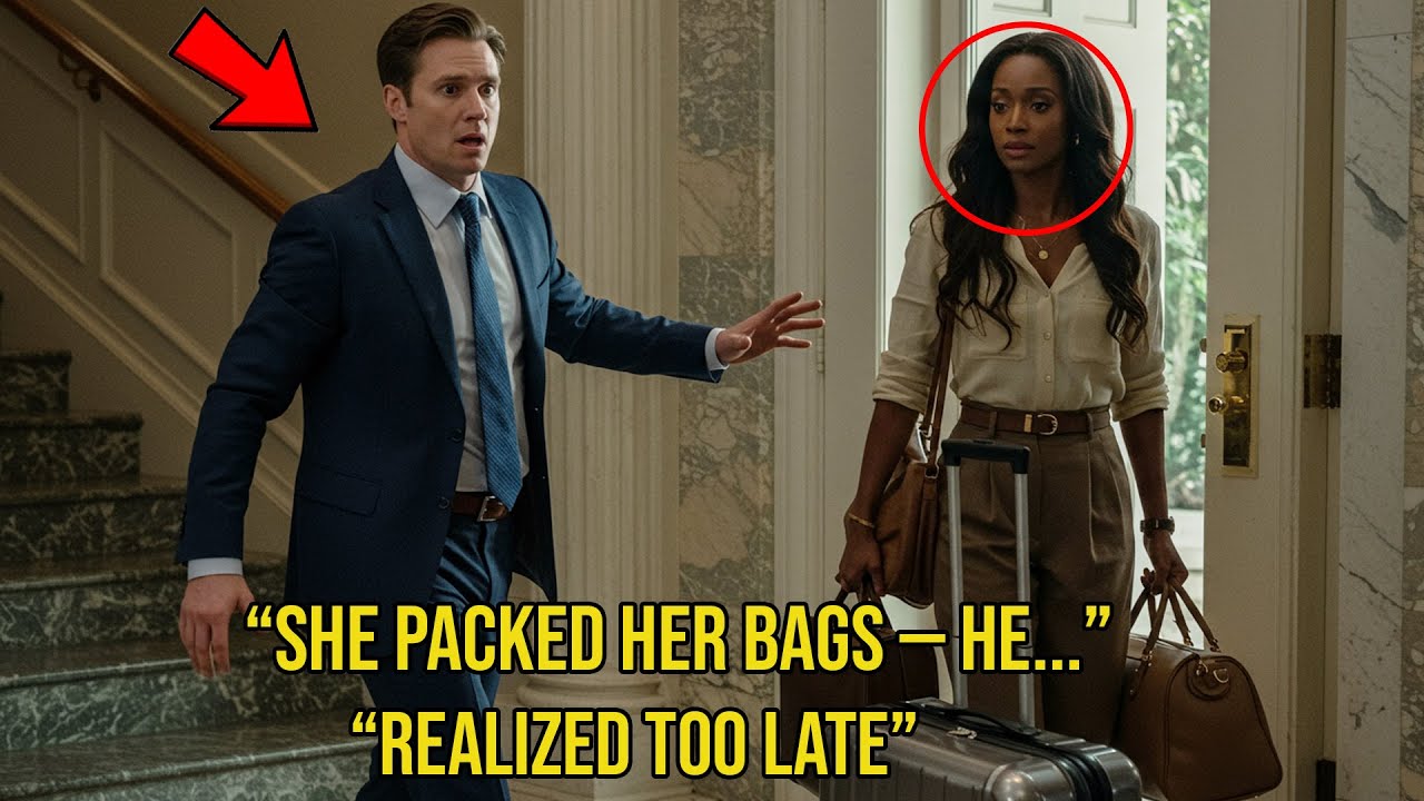 The Billionaire Never Loved His Black Wife…But When She Packed Her Bags, He Realized Too Late