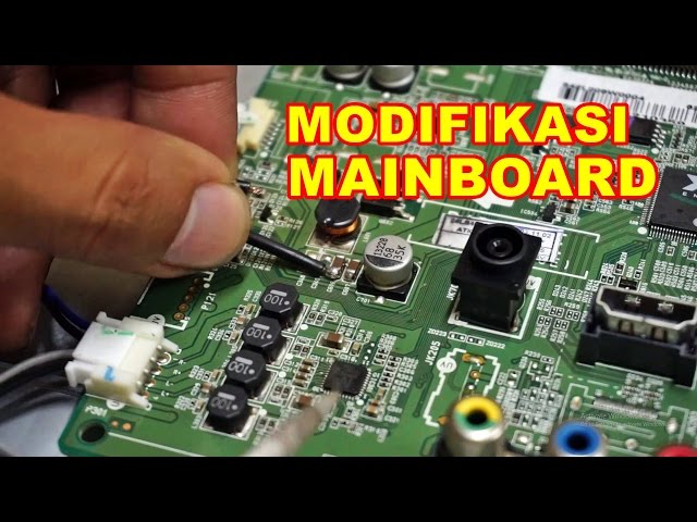 Modifikasi MainBoard TV Mati VLOG83 class=