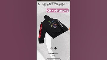 Thumbnail of 9/19/23 Chrome Hearts online Hoodie drop!  Collab with Marina Abramovic