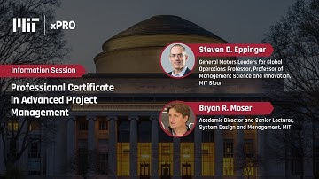 Information session on MIT xPRO’s Professional Certificate in Advanced Project Management program