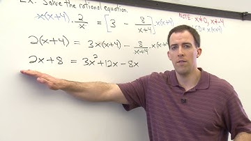 Solving a Rational Equation (Part 5)