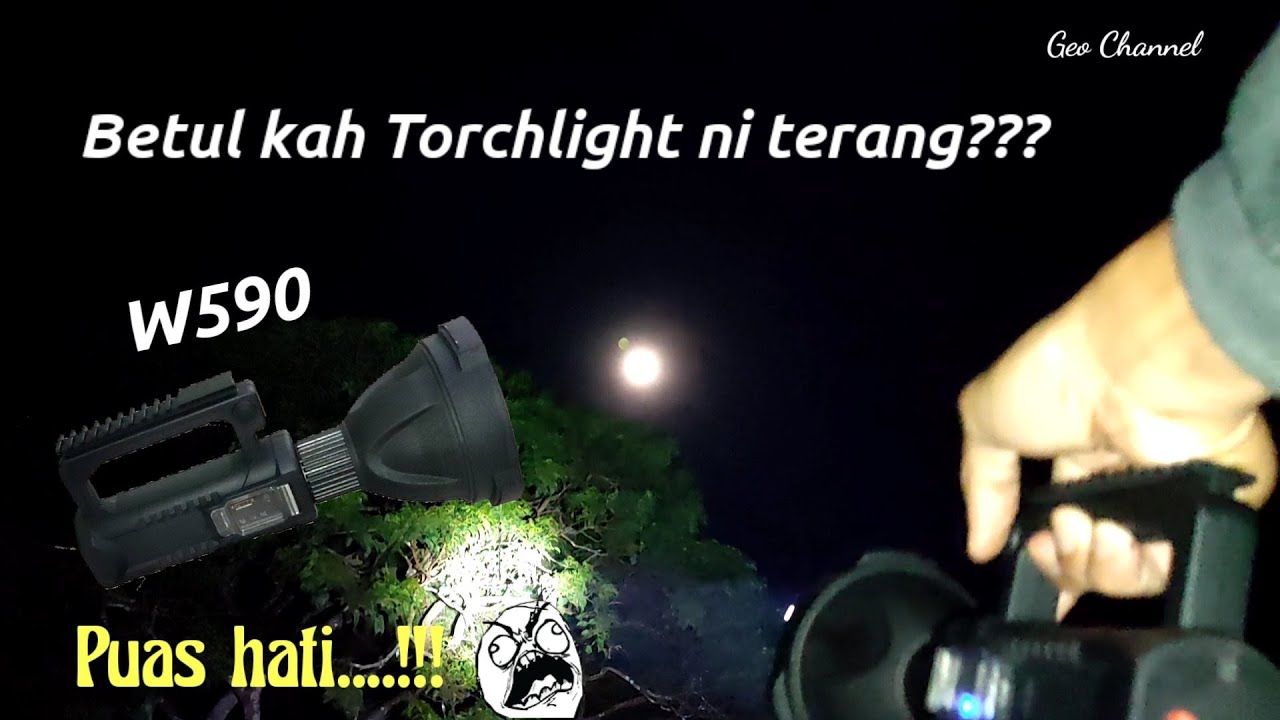 Long Distance Rechargeable Flashlight.