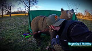 Bogenjagd Training 3D Parcour Schömberg Traditional Archery