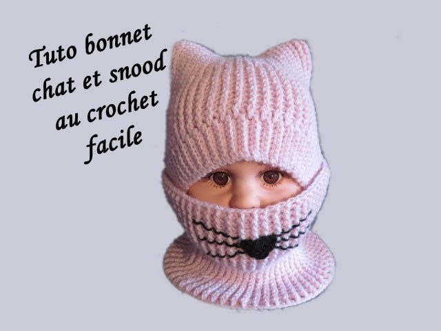 Bonnet de chat, bonnet d'oreille de chat au crochet, oreilles de chat au  crochet carré rouge-noir, chapeau rouge-marron, bonnet fait main,  gris-noir, chapeau de chat -  France