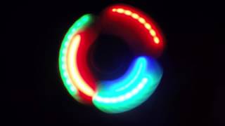 LED Fidget Spinner - Psychedelic Hypnosis Test w) GoPro