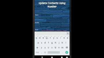 CONTACT MANAGER APP USING ANDROID STUDIO WITH SQLite DABASE