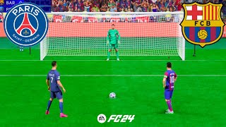 BARCELONA VS PSG ! FIFA 24 PENALTY SHOOTOUT ! CHAMPIONS LEAGUE FINAL by FIFA Gameplay 1,113 views 2 days ago 12 minutes, 3 seconds