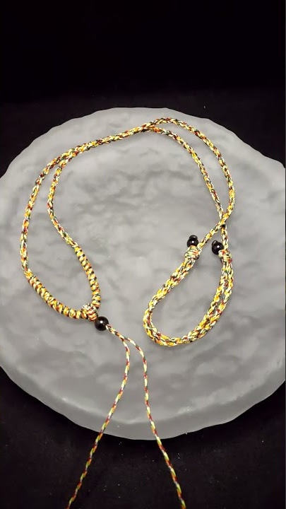 Kalung Tali Liontin Rajut 5 Warna Bandul Kerajinan Flexible 2.5mm J136