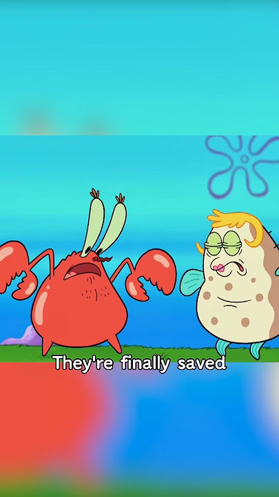 All the sea creatures have been transformed into their original forms by the green moon.#spongebob