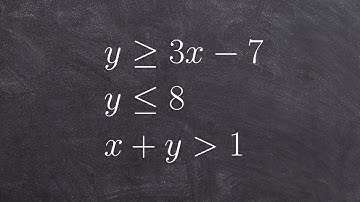 Learn how to graph a system of three linear inequalities ex 14