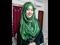 Front criss cross  side flare hijab tutorial full coverage  hijabi noor 