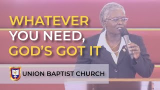 Download Lagu Whatever You Need, God's Got It | Reverend Michele Range Bowman | Union Baptist Church