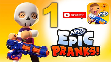 NERF epic pranks Funny Part 1 [Level 1 to 20]