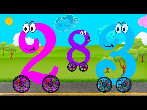 ვისწავლოთ ციფრები, დათვლა ერთიდან ათამდე