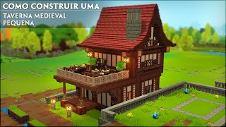 Como Construir Uma Cidade Medieval | Taverna Simples | Hytale Tutorial