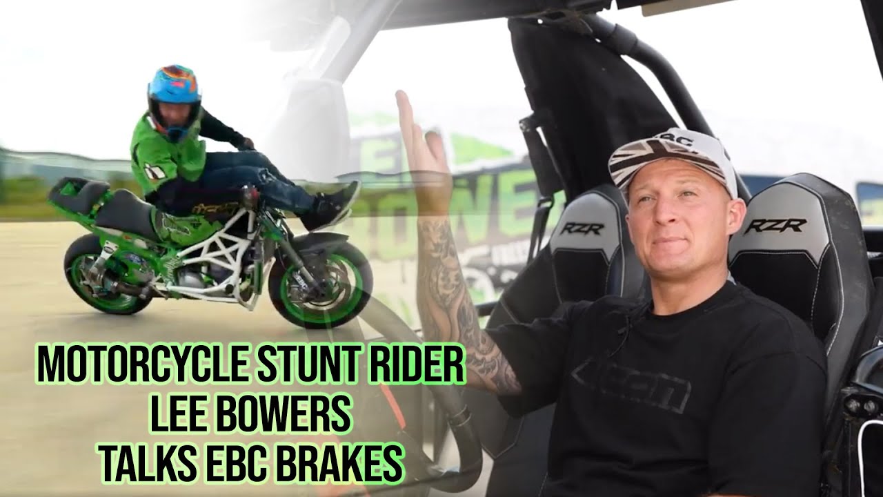 Motorcycle stunt rider Lee Bowers talks EBC Brakes - YouTube